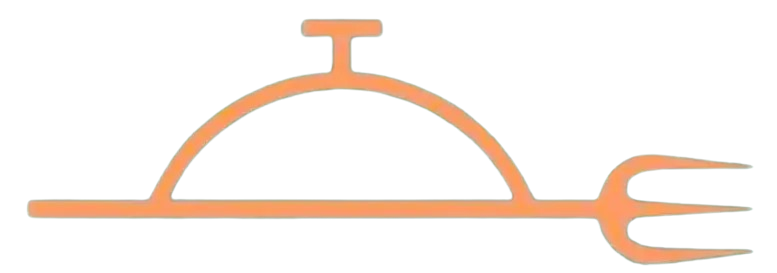 Icône de cloche de service et fourchette